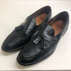 EXCELLENT Allen Edmonds Grayson Tassel Loafer Black Calfskin Size 13 Narrow